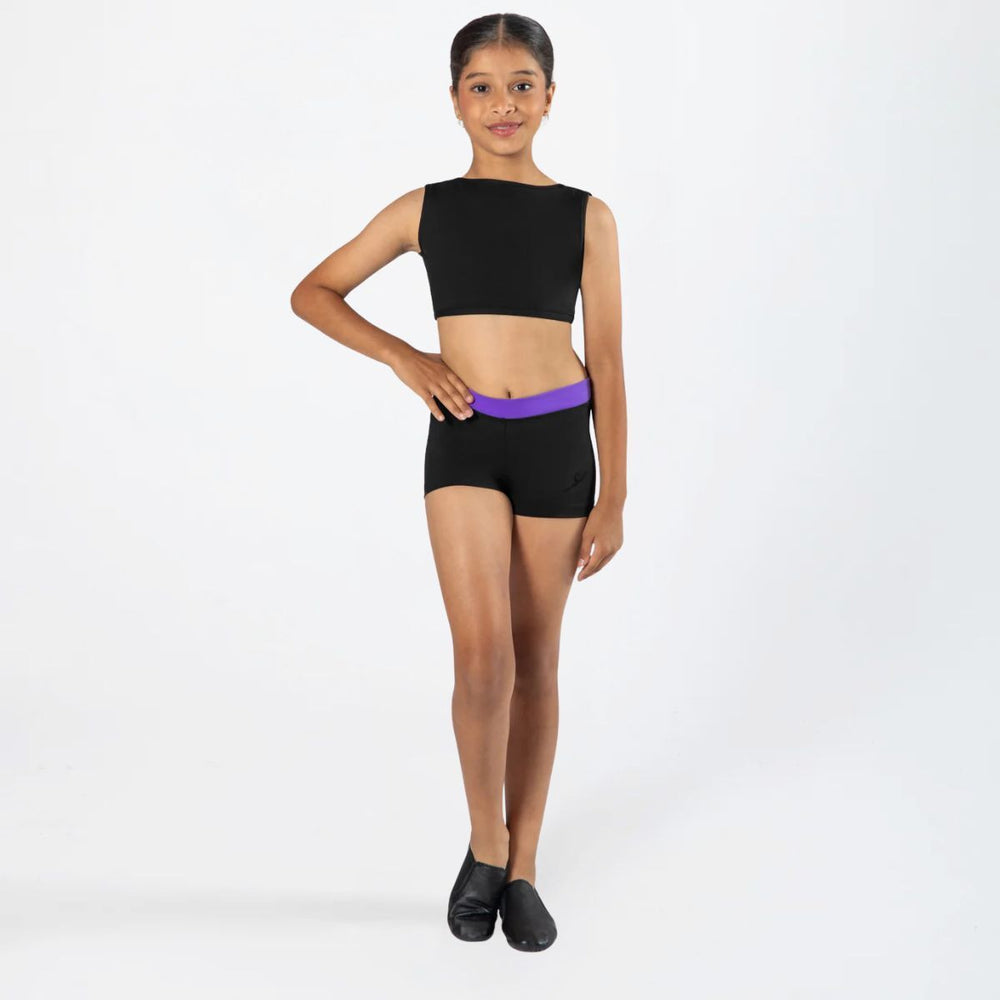 Energetiks Lydia Contrast Band Waist Short Children Sizes