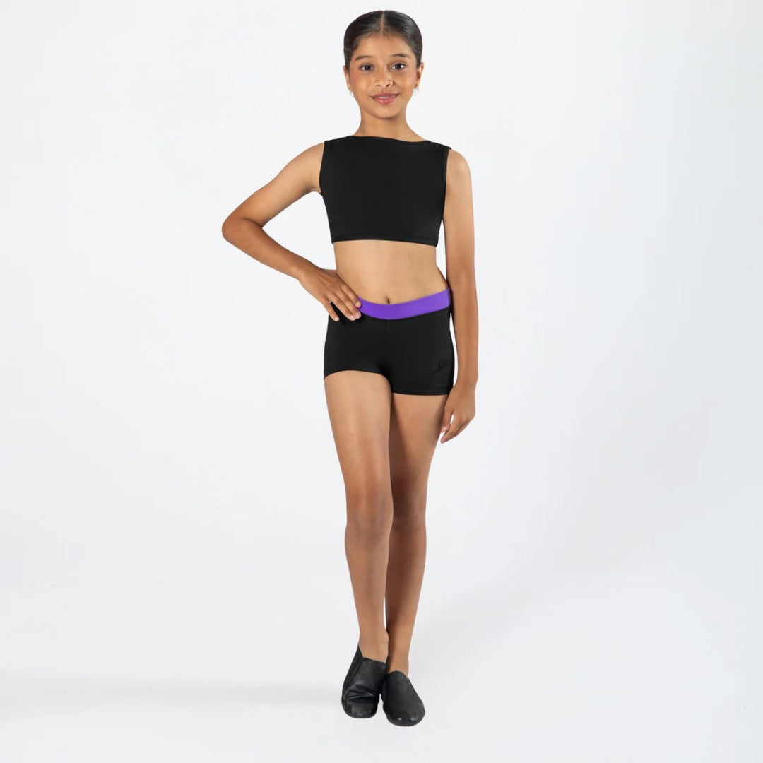 Energetiks Lydia Contrast Band Waist Short Children Sizes
