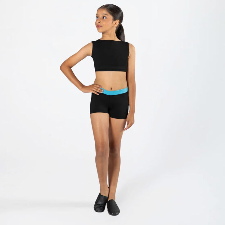 Energetiks Lydia Contrast Band Waist Short Children Sizes