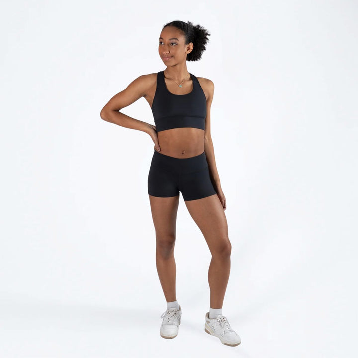 Energetiks Madison Wide Waist Band Black Short Adult Sizes
