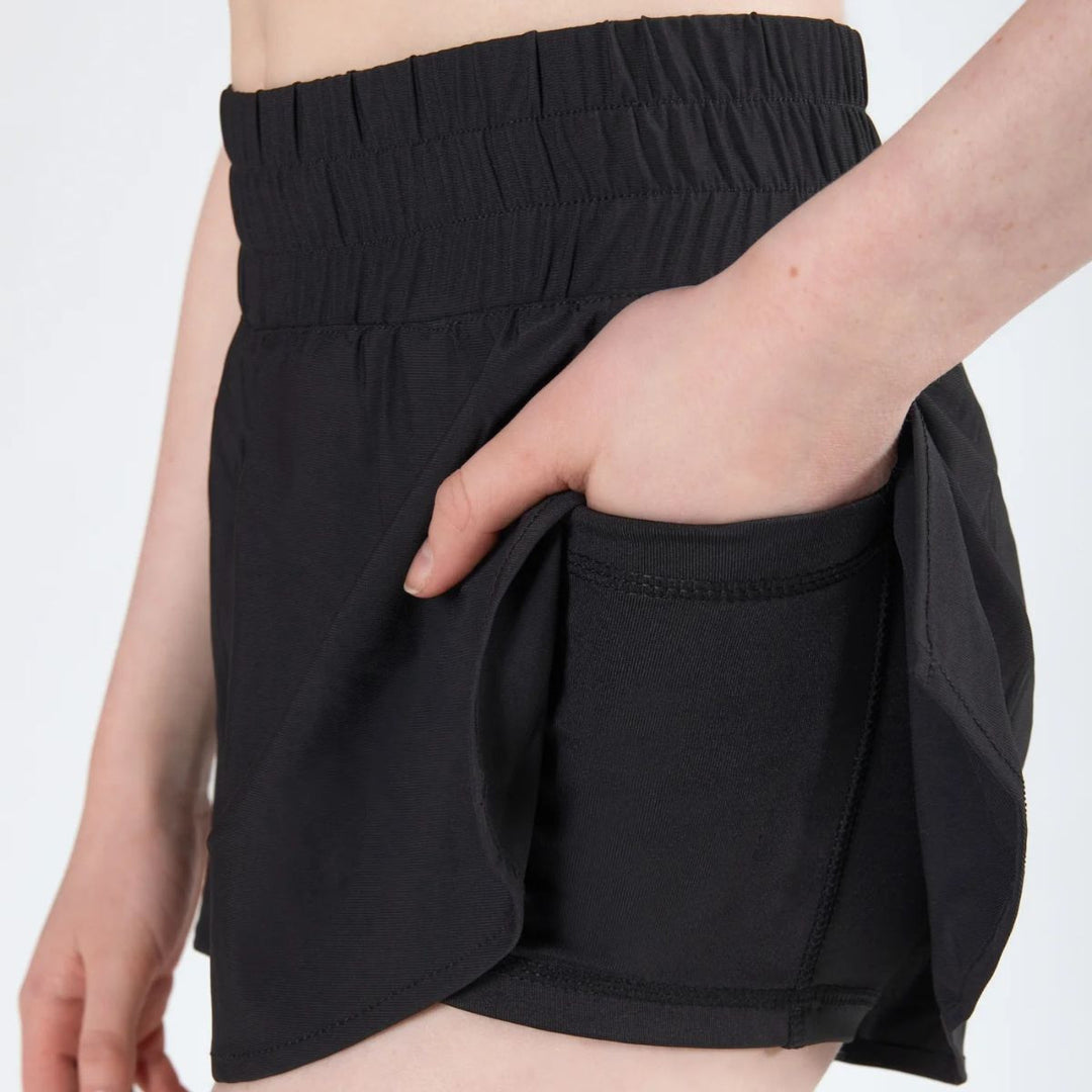 Energetiks Morgan 2-in-1 Black Dance Short Children Sizes