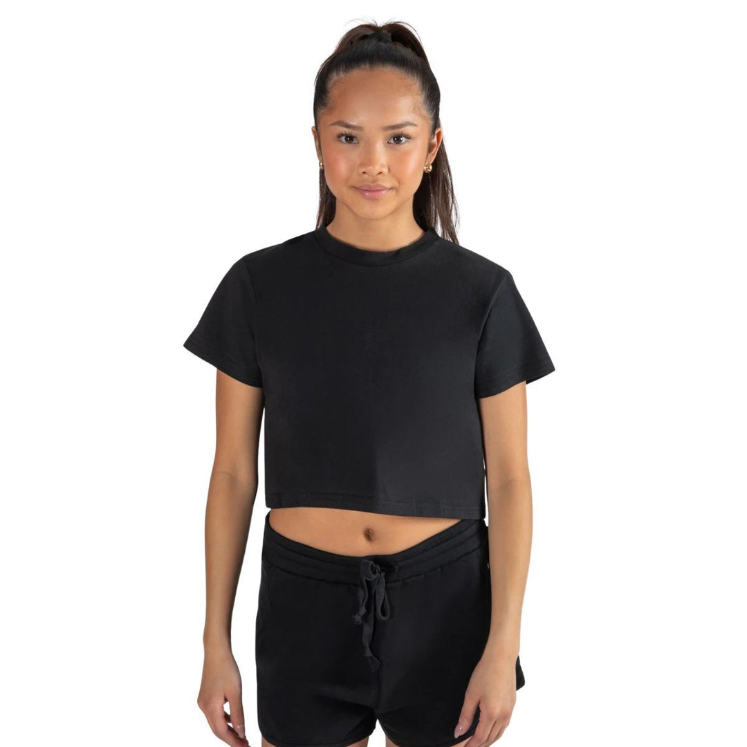 Energetiks Parker Round Neck Cropped Children Dance Tee