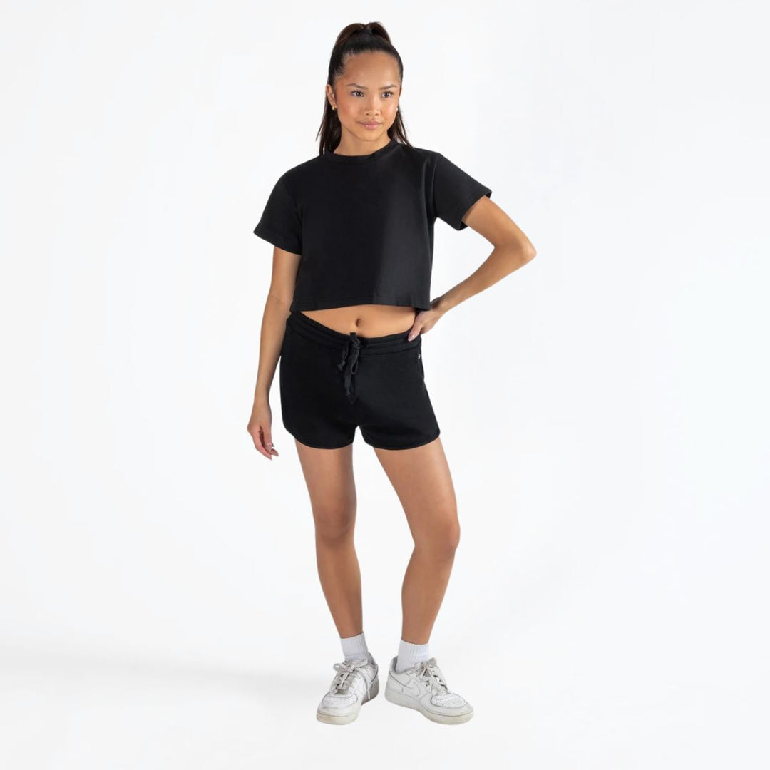 Energetiks Parker Round Neck Cropped Children Dance Tee