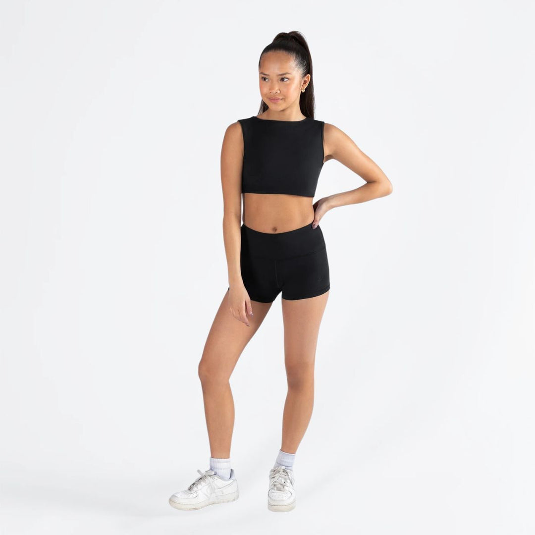 Energetiks Girls Portman Square Back Dance Crop Top
