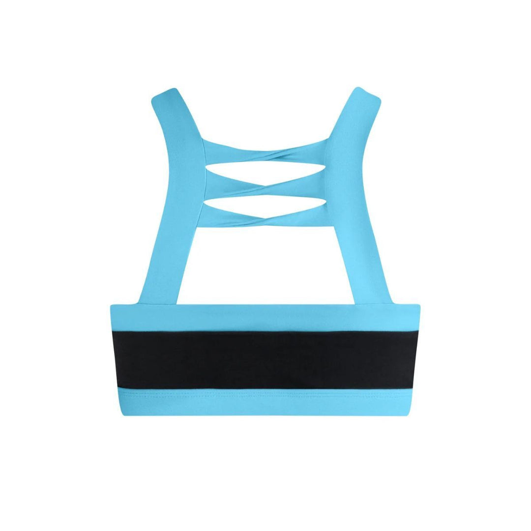 Energetiks Girls Remi Twist Back Supportive Dance Crop Top