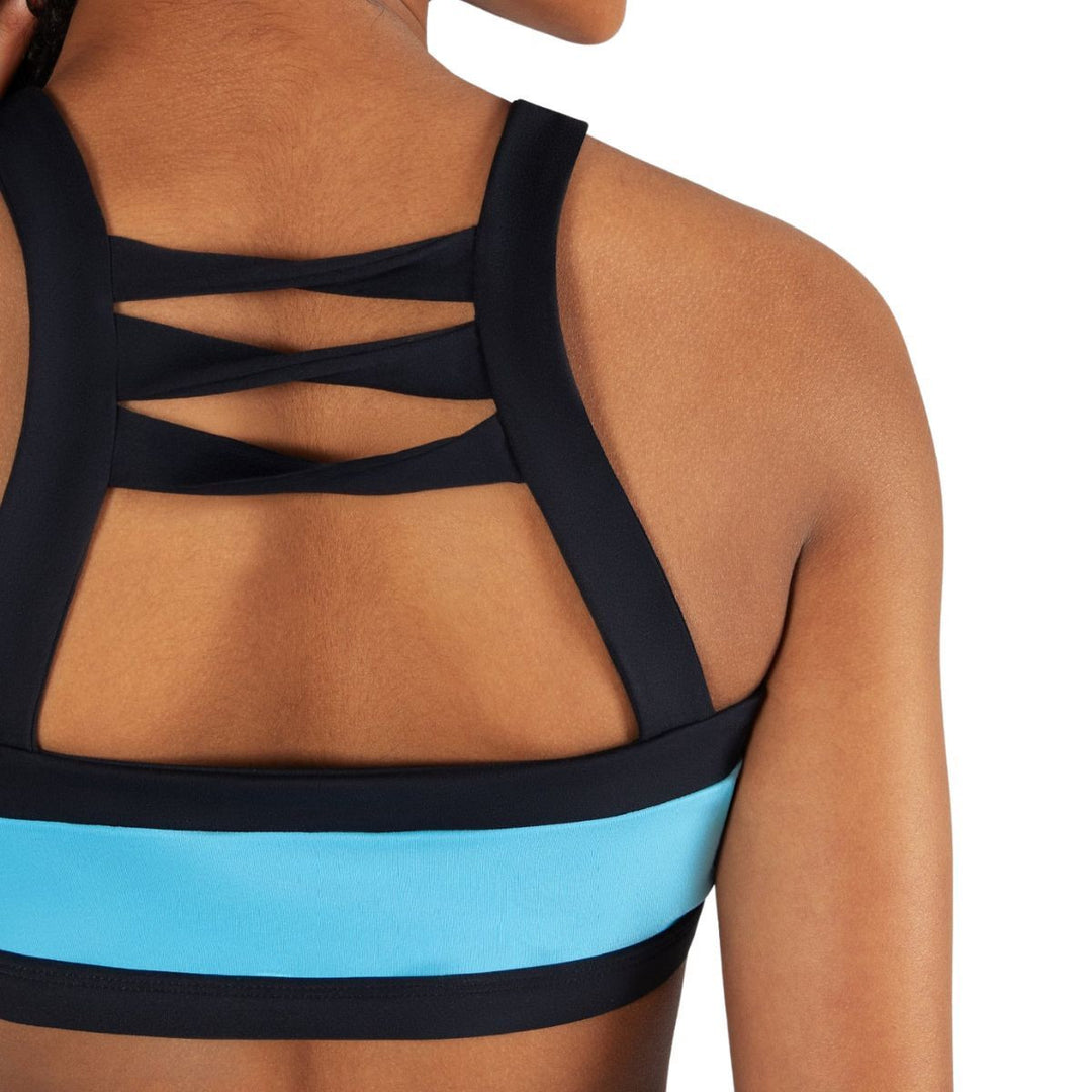 Energetiks Girls Remi Twist Back Supportive Dance Crop Top