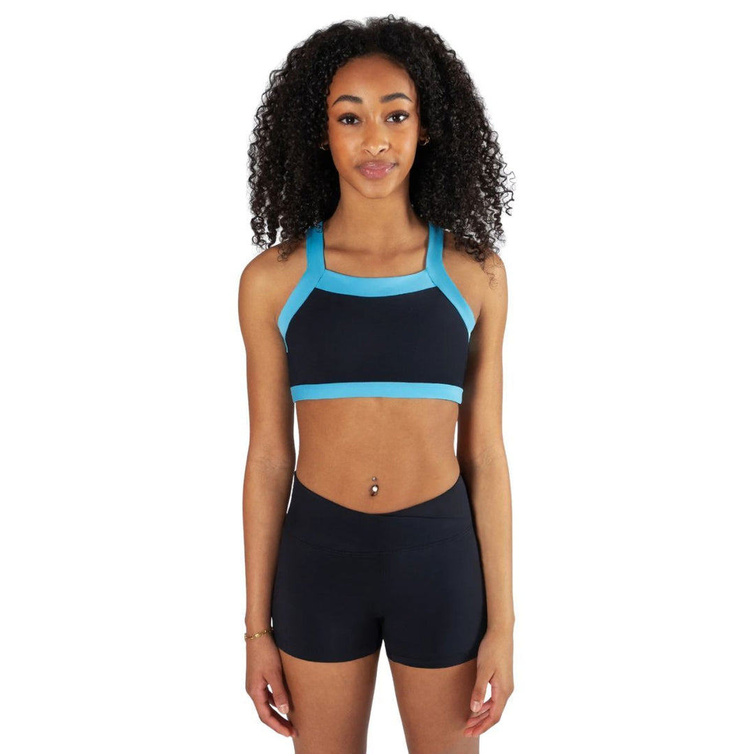 Energetiks Girls Remi Twist Back Supportive Dance Crop Top