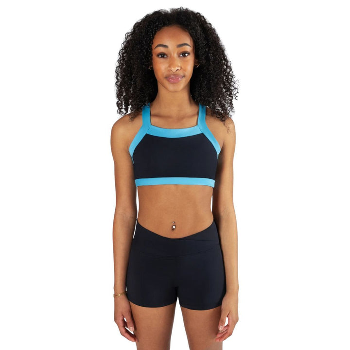 Energetiks Girls Remi Twist Back Supportive Dance Crop Top