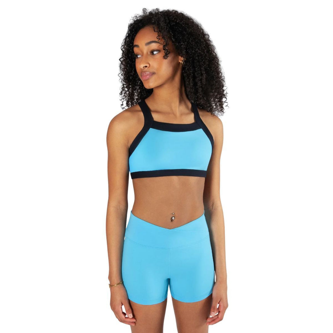 Energetiks Girls Remi Twist Back Supportive Dance Crop Top
