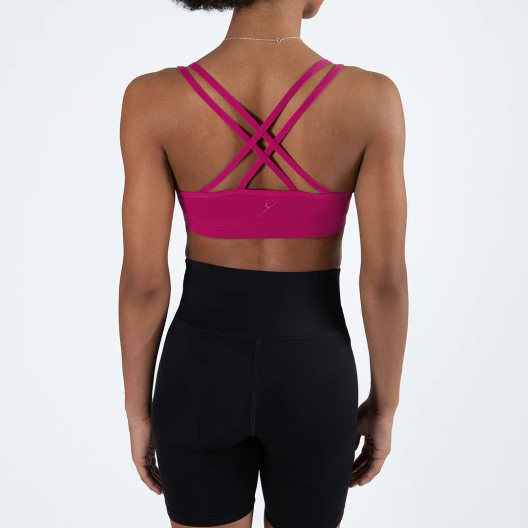Energetiks Women Roxy Cross Back Supportive Dance Crop Top