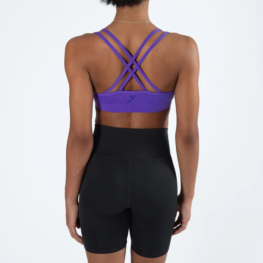Energetiks Women Roxy Cross Back Supportive Dance Crop Top