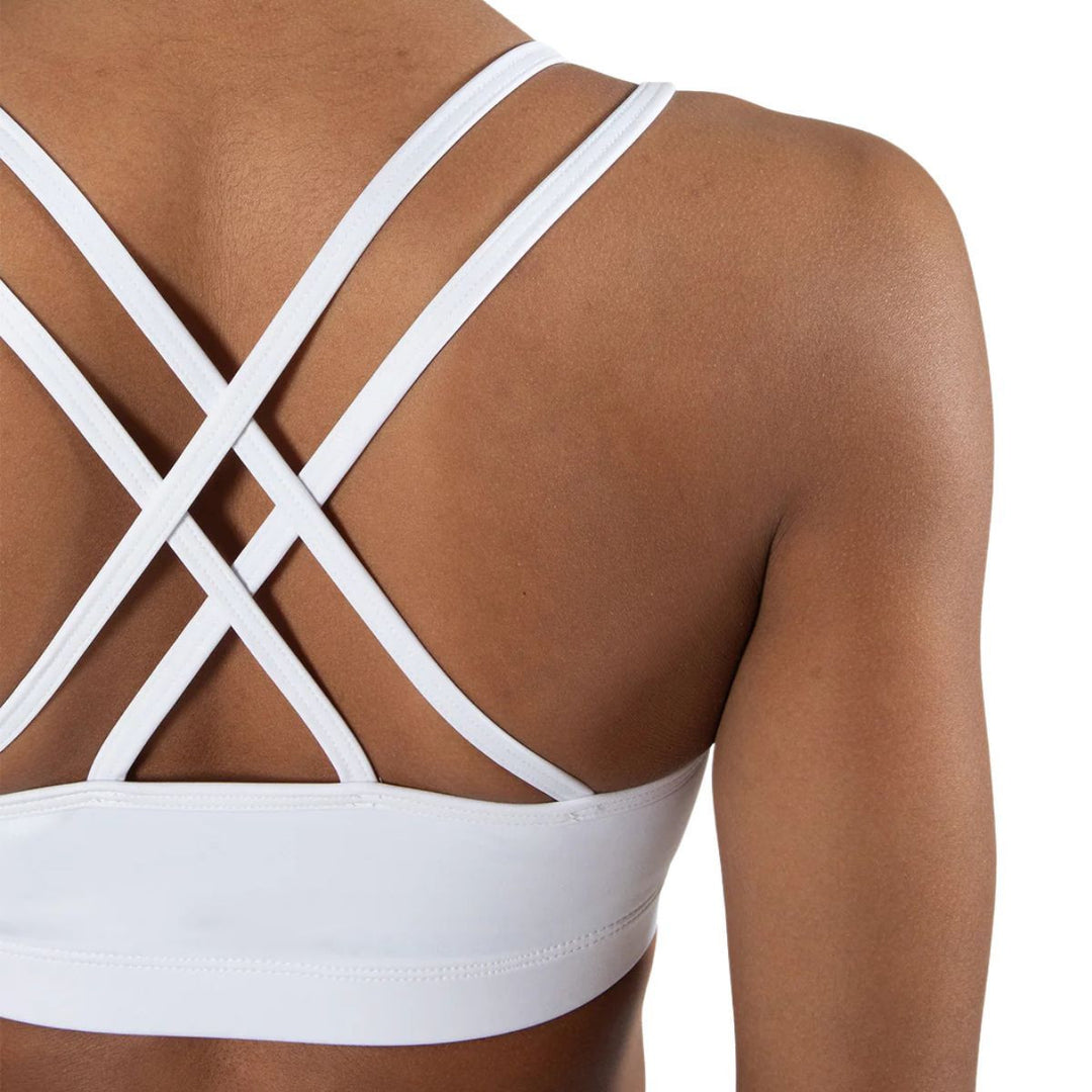 Energetiks Women Roxy Cross Back Supportive Dance Crop Top