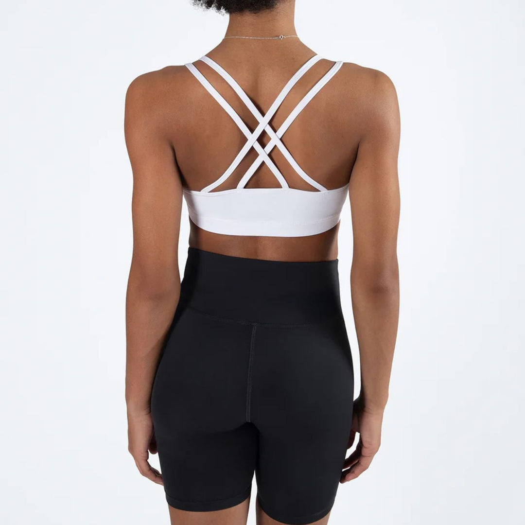 Energetiks Women Roxy Cross Back Supportive Dance Crop Top
