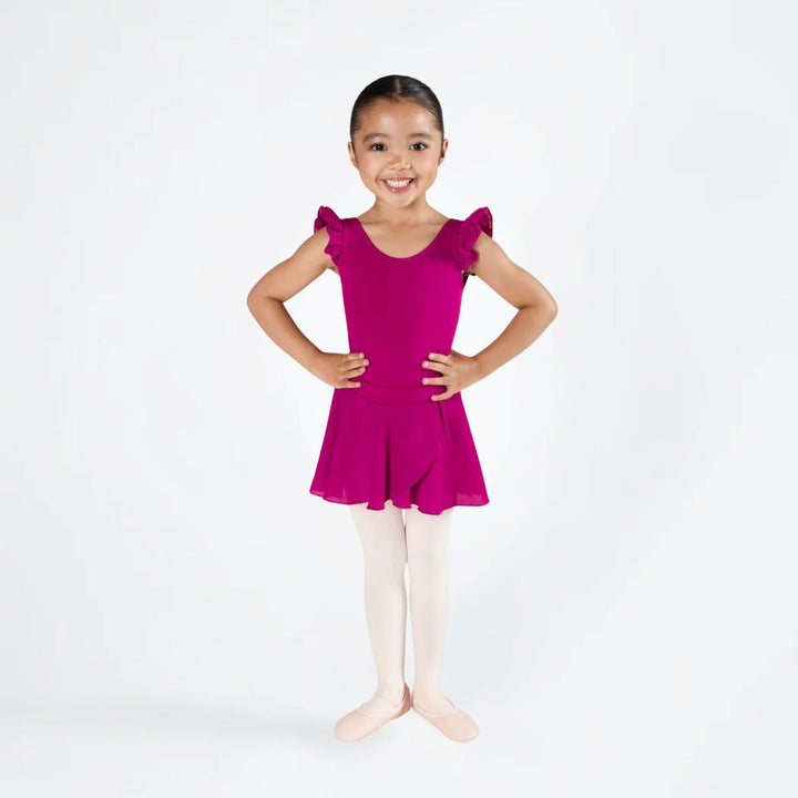 Energetiks Girls Ruby Pull-On Mock Wrap Dance Skirt