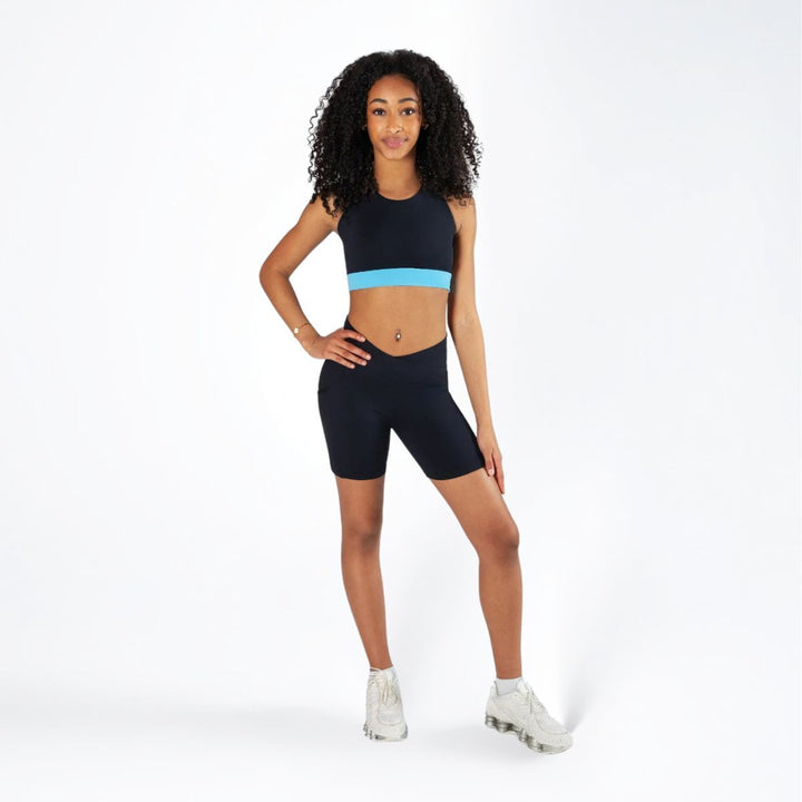Energetiks Girls Skyler Cross Back Supportive Dance Crop Top