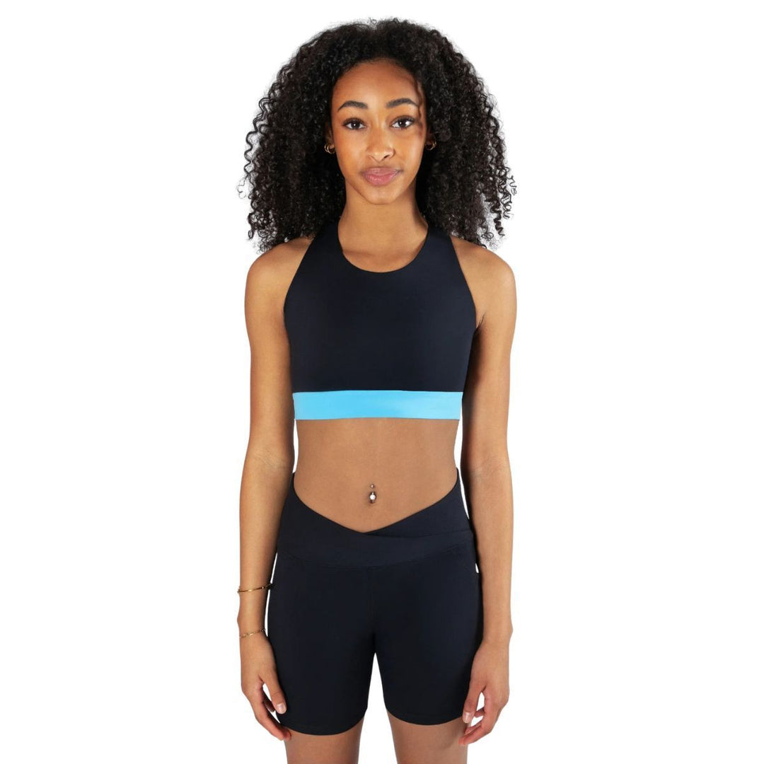 Energetiks Girls Skyler Cross Back Supportive Dance Crop Top