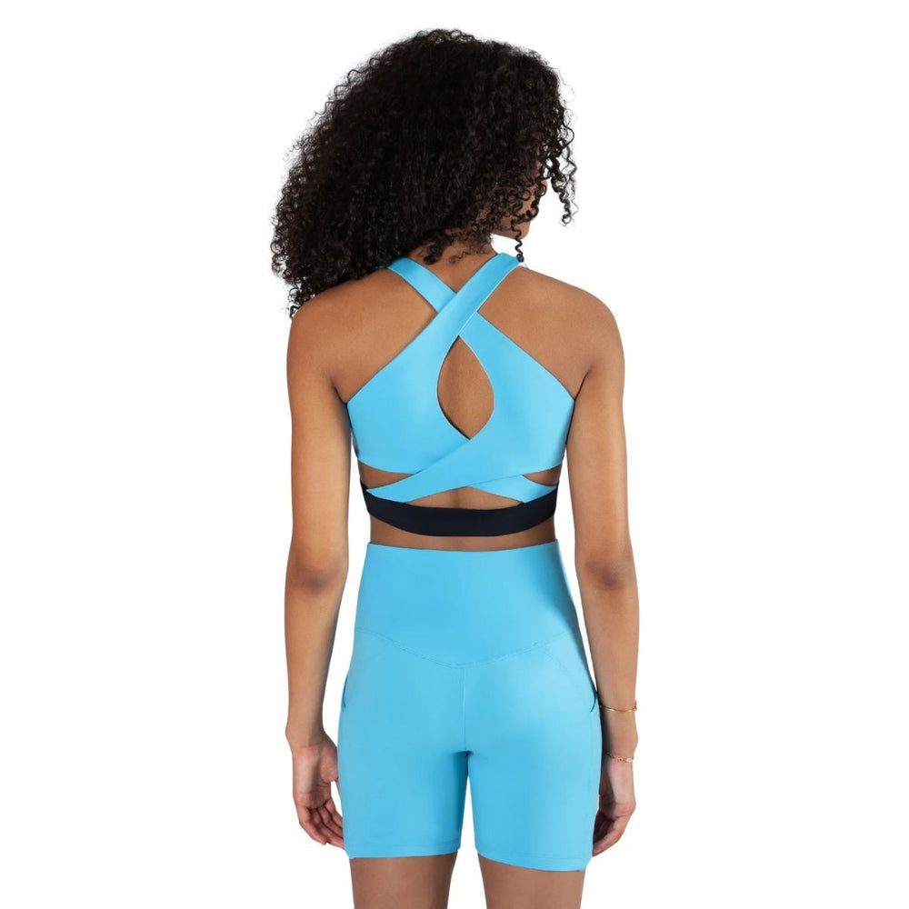 Energetiks Girls Skyler Cross Back Supportive Dance Crop Top