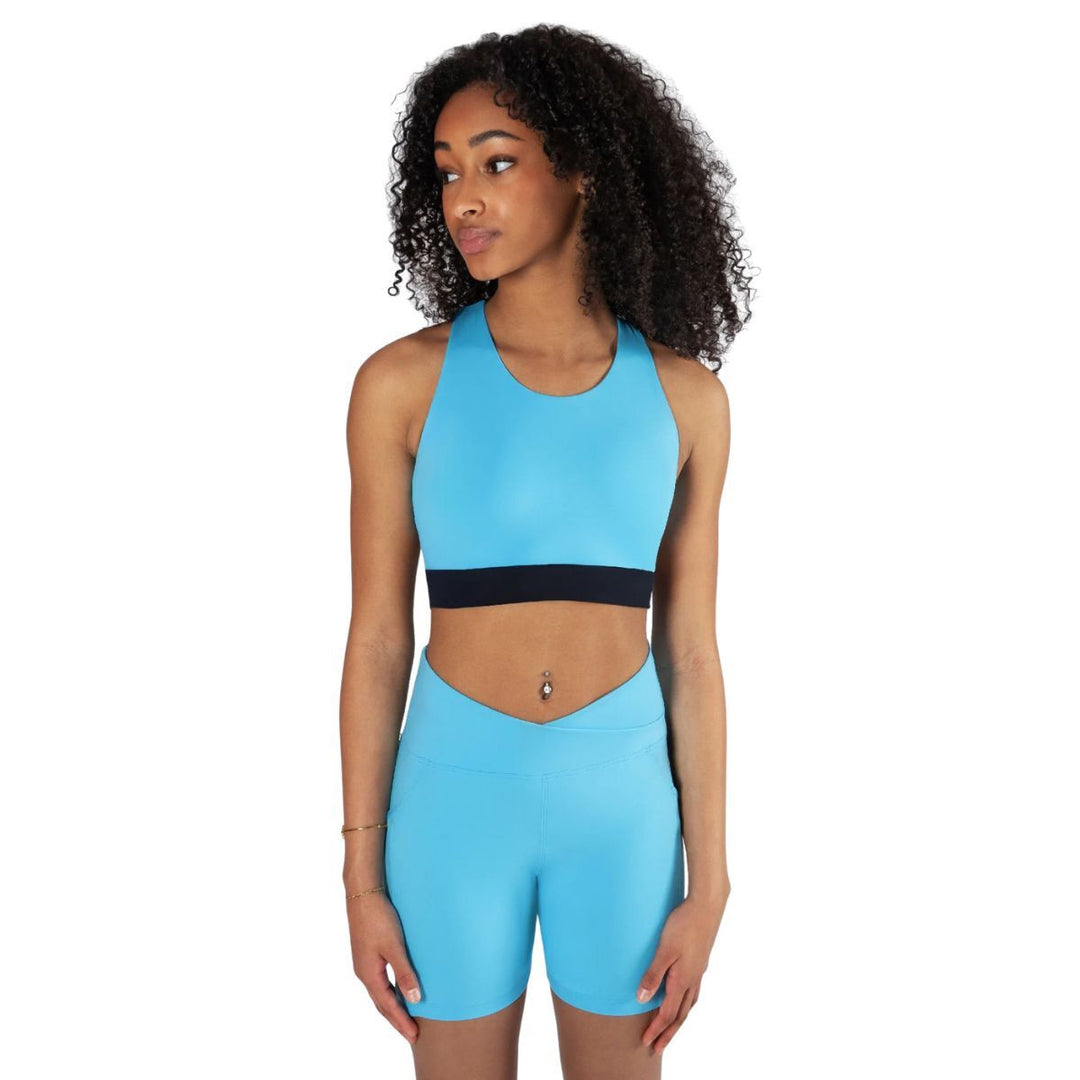 Energetiks Girls Skyler Cross Back Supportive Dance Crop Top