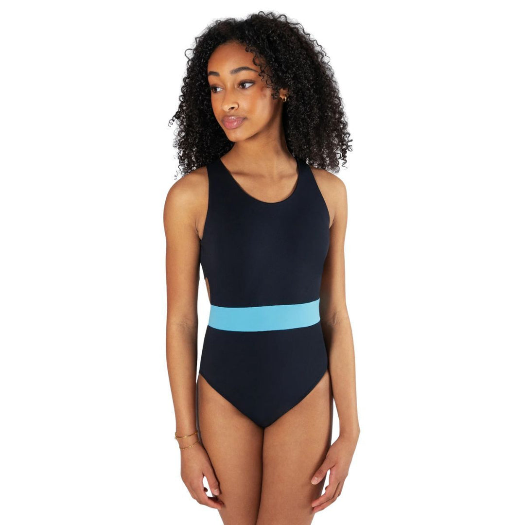 Energetiks Girls Skyler Cross Back Supportive Dance Leotard