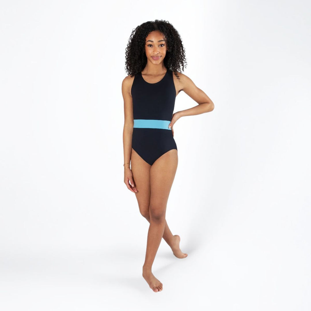 Energetiks Girls Skyler Cross Back Supportive Dance Leotard