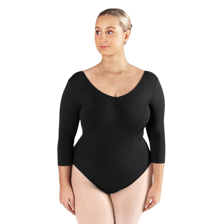 Energetiks Veronica 3/4 Sleeve Dance Leotard Adult Sizes