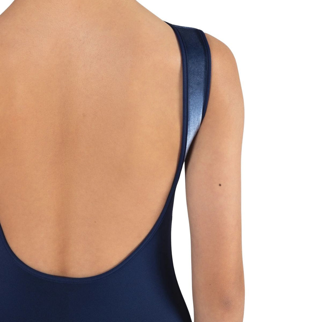 Energetiks Veronica Low Back Velvet Leotard Womens Sizes