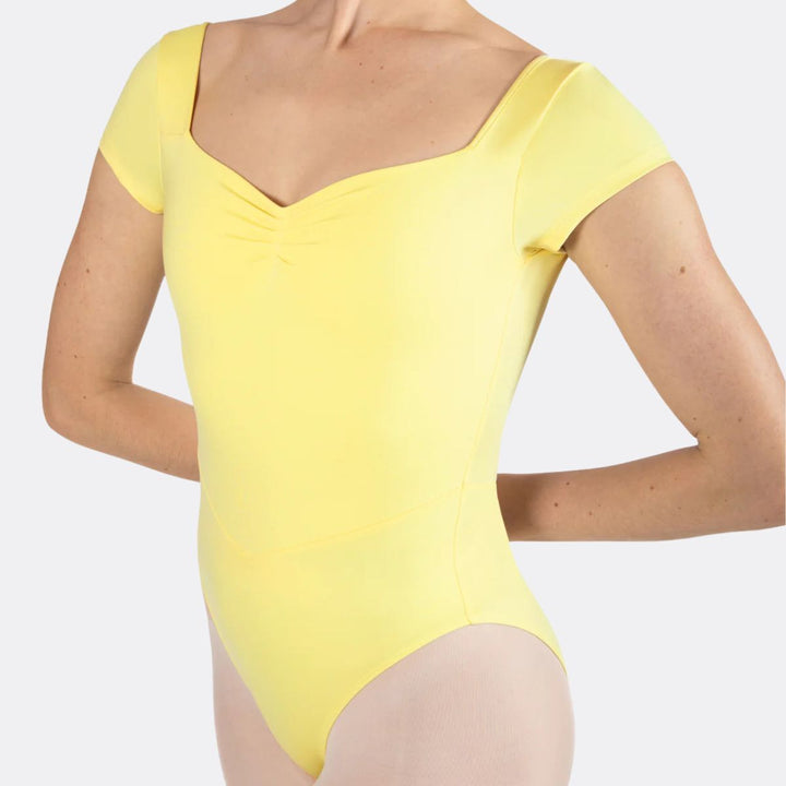 Energetiks Womens Veronica Pleat Sweetheart Ballet Leotard
