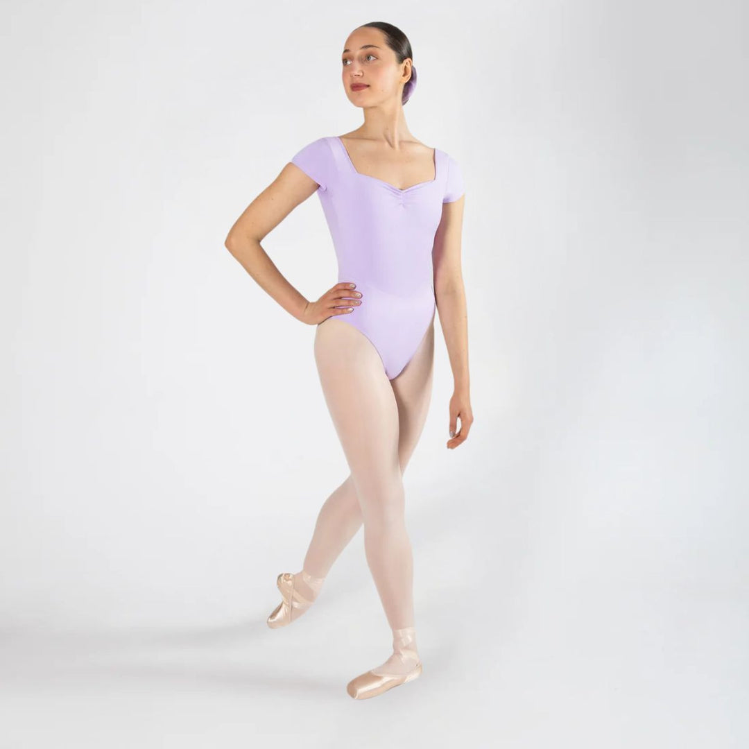 Energetiks Womens Veronica Pleat Sweetheart Ballet Leotard