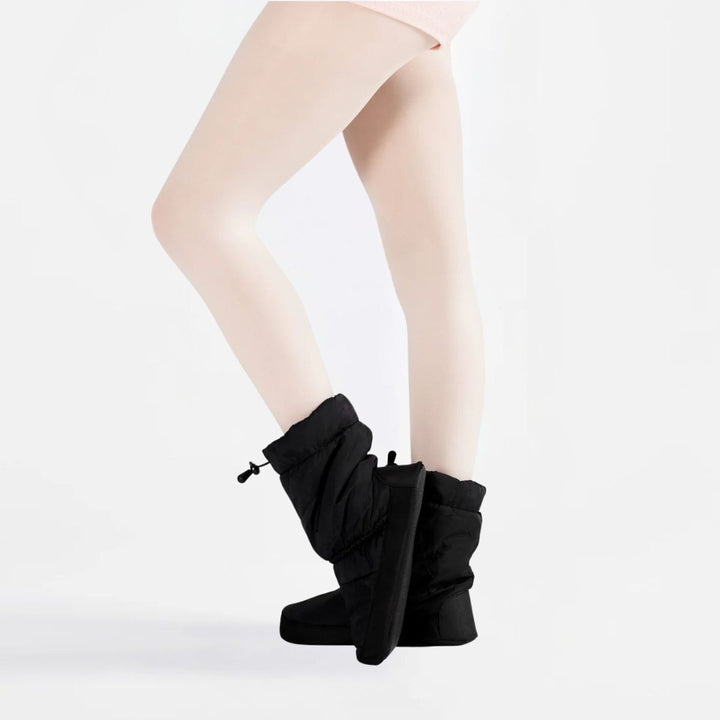 Energetiks Womens Warm Up Cozies Quilted Dance Booties
