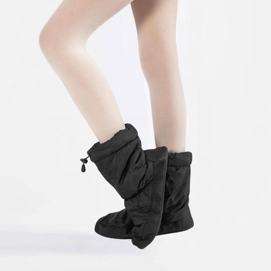 Energetiks Girls Warm Up Cozies Quilted Dance Booties