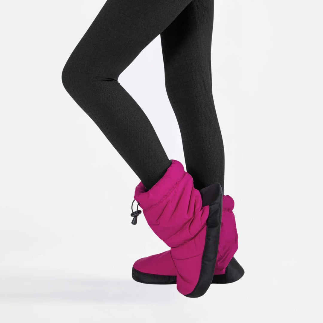 Energetiks Girls Warm Up Cozies Quilted Dance Booties