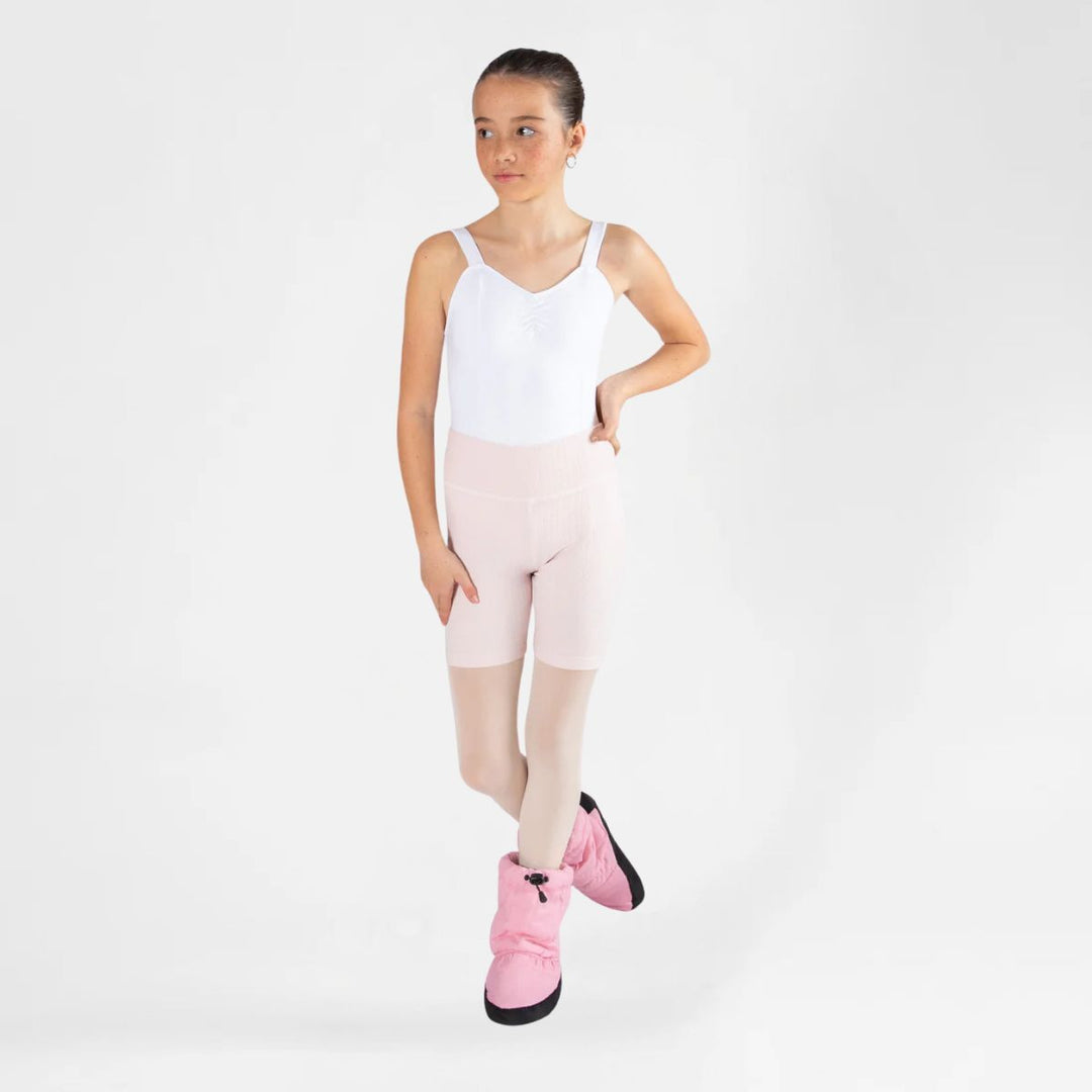 Energetiks Girls Warm Up Cozies Quilted Dance Booties