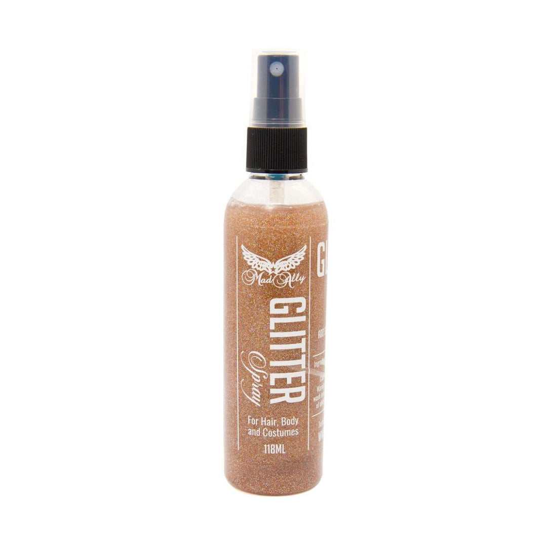 Mad Ally Non-Sticky Hair, Body and Costume Glitter Spray