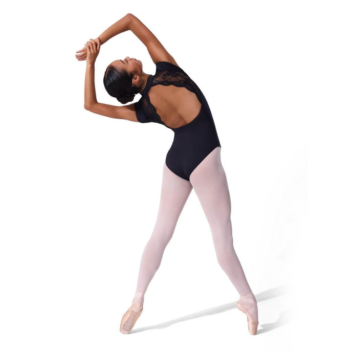 Soft Elegance Short Sleeve Princess Leotard Womens Sizes