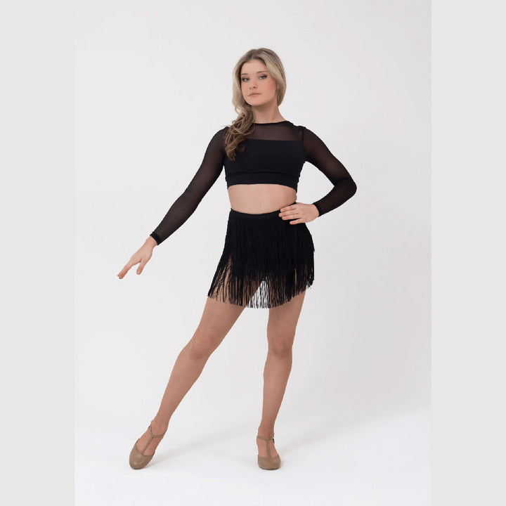 Studio 7 Dancewear Tassel Jazz Girls Skirt