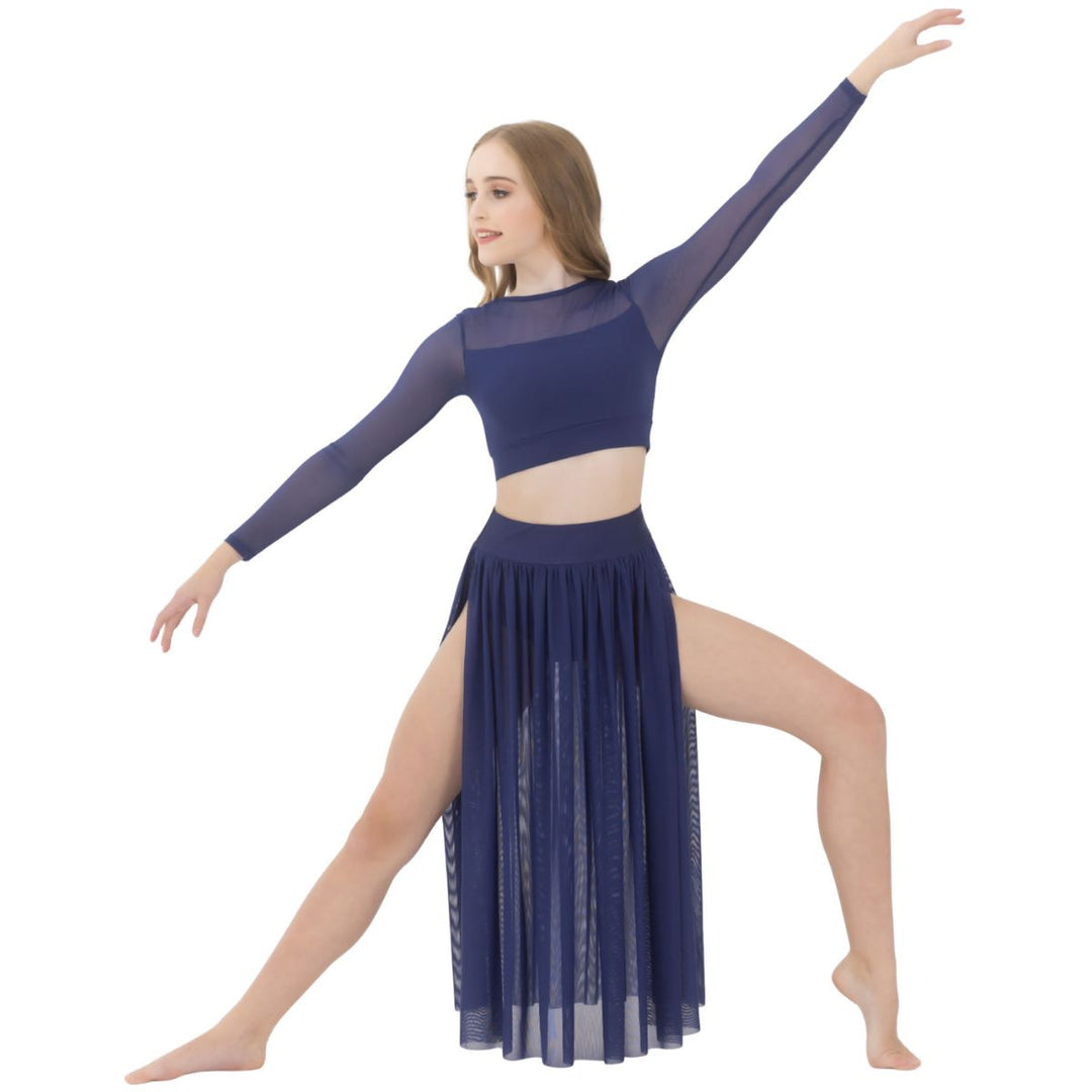 Studio 7 Dancewear Vision Mesh Girls Lyrical Skirt