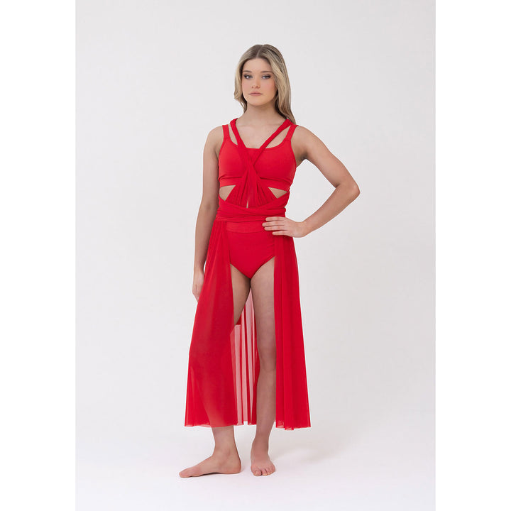 Studio 7 Dancewear Convertible Mesh Womens Overdress