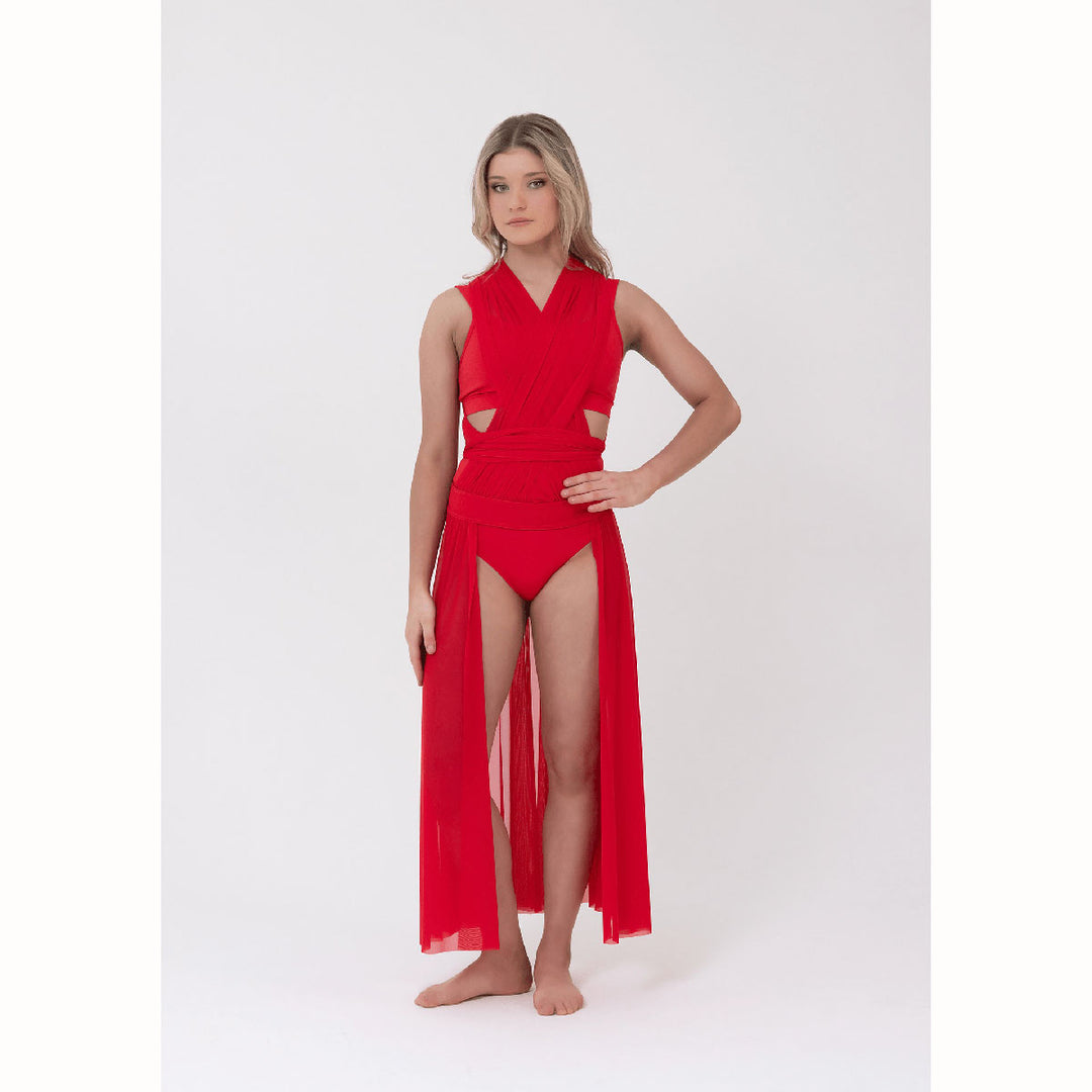 Studio 7 Dancewear Convertible Mesh Girls Overdress