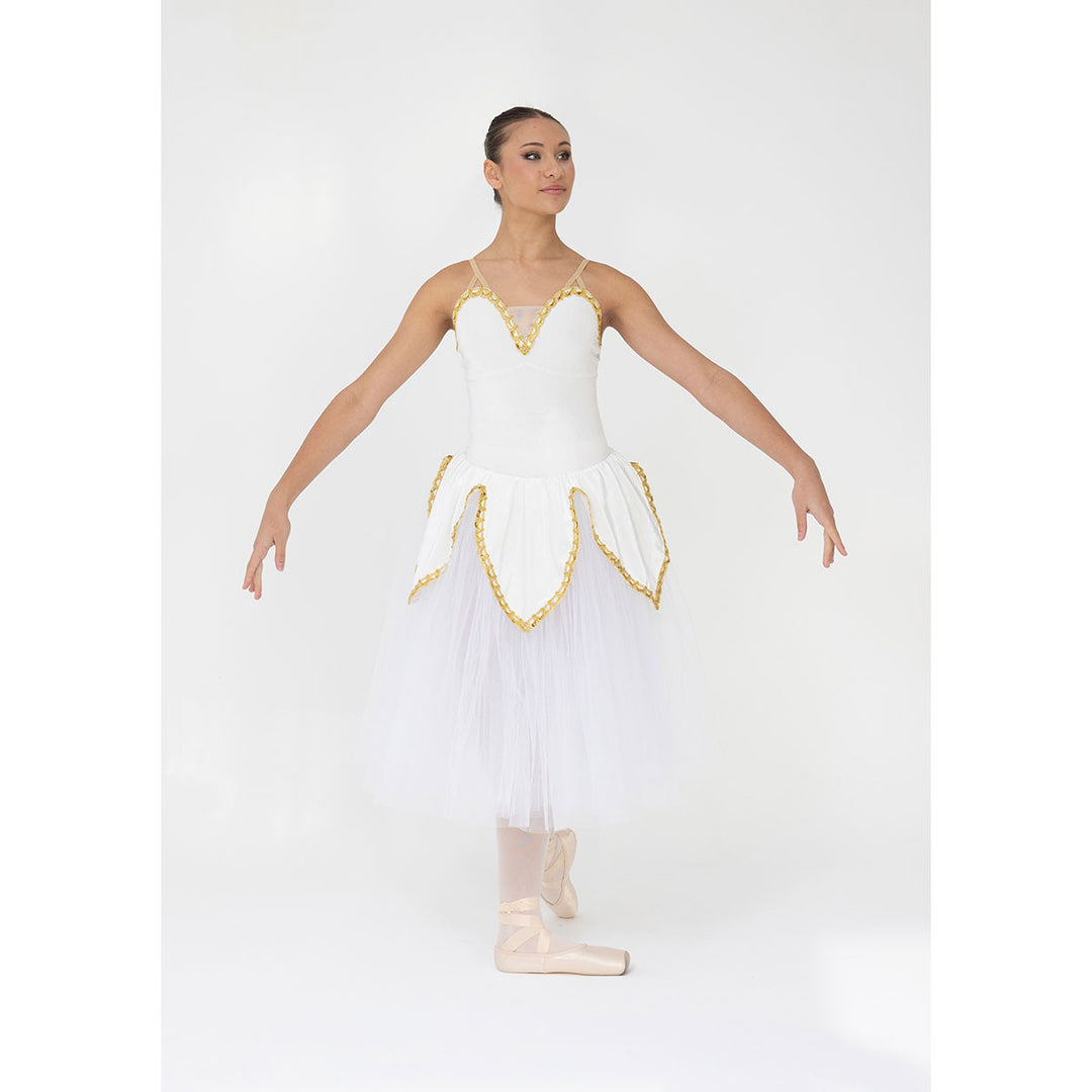 Studio 7 Dancewear Eliza Romantic Girls Ballet Tutu White front