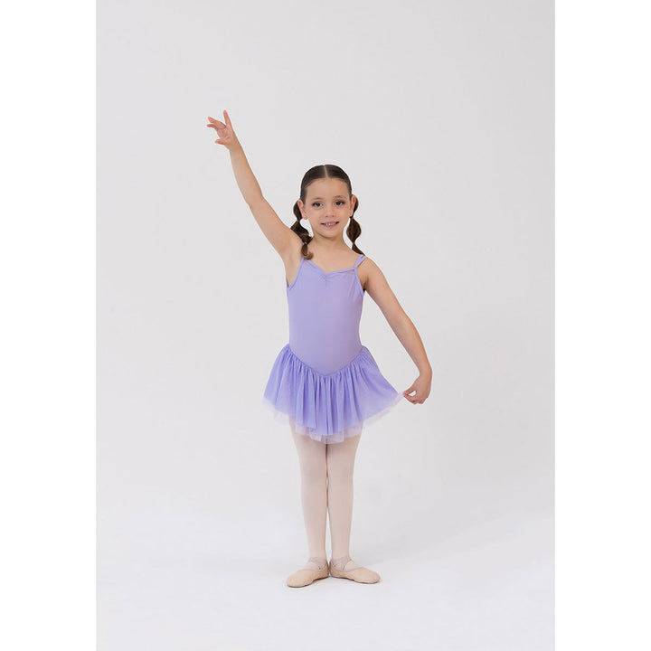 Studio 7 Dancewear Pixie Dress girl wearing Lilac