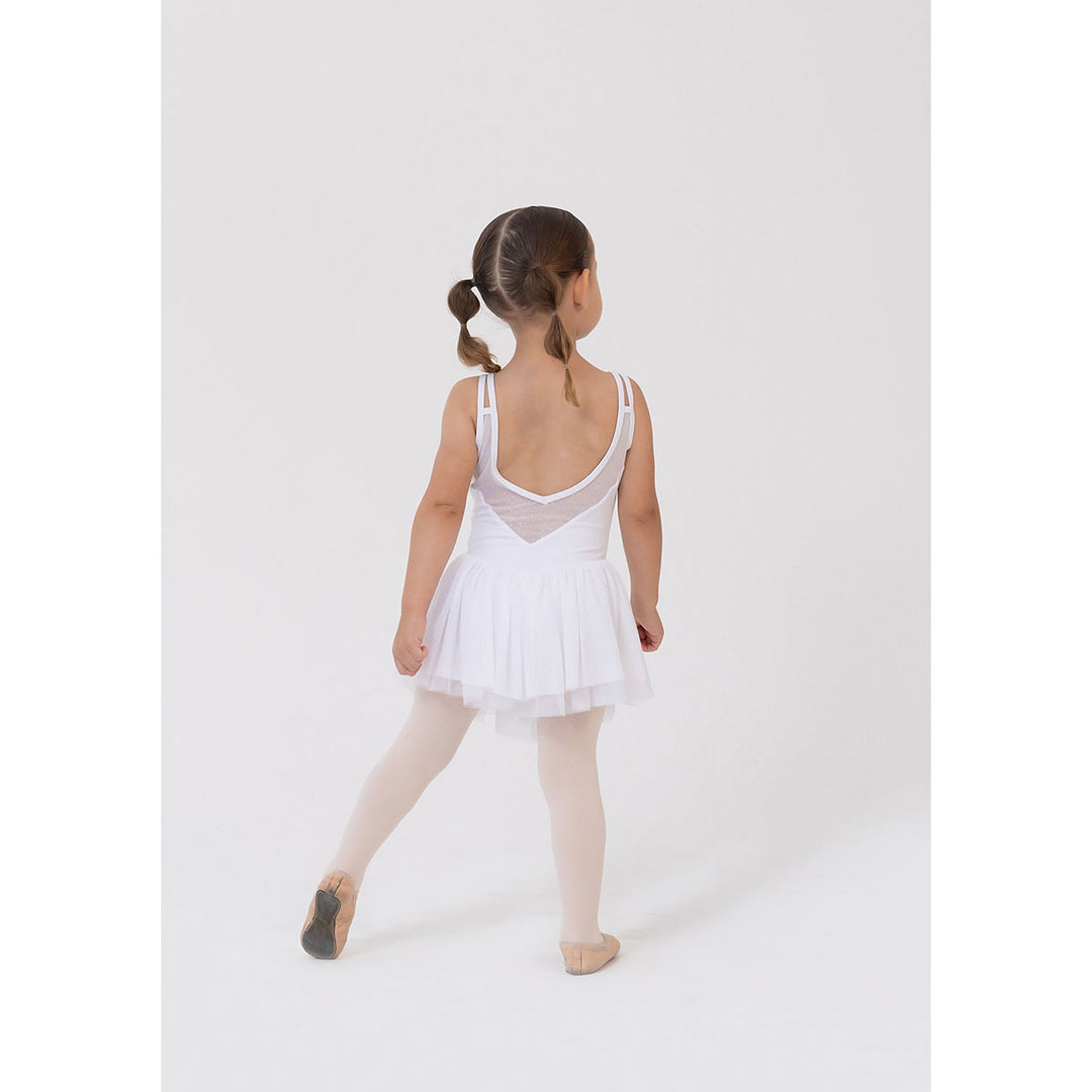 Studio 7 Dancewear Pixie Girls Ballet Dress White detail