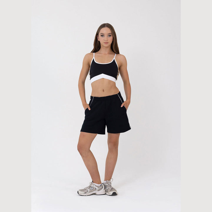 Studio 7 Dancewear Studio Track Short woman wearing, front view