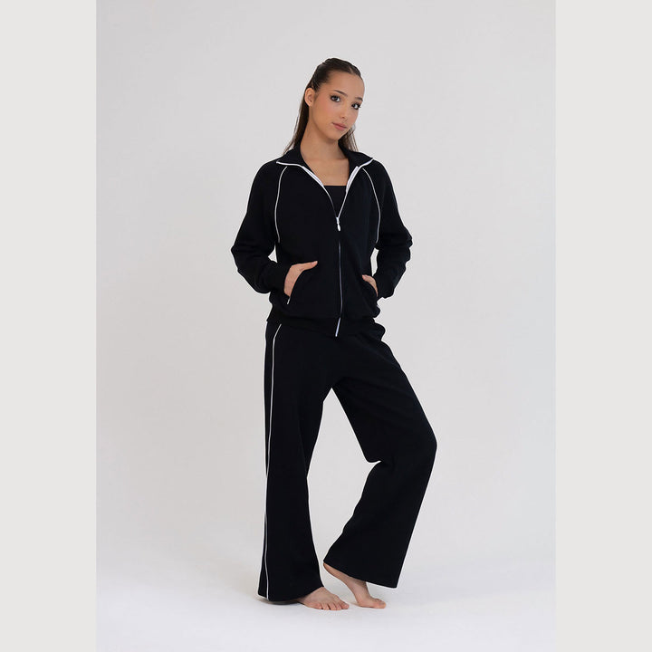 Studio 7 Dancewear Studio Track Pant woman wearing, front view