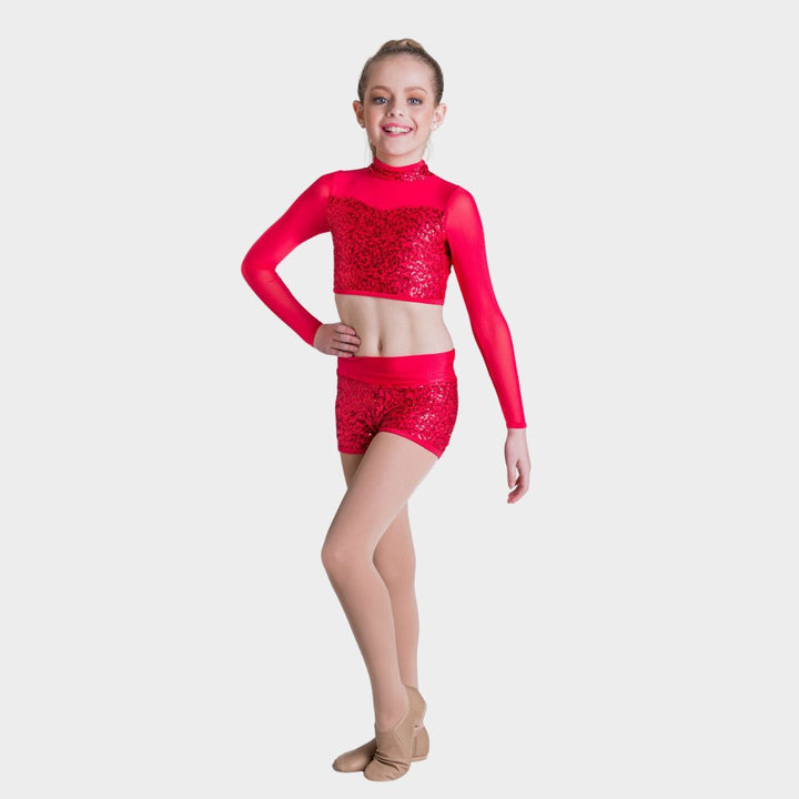 Studio 7 Dancewear Attitude Sequin Dance Shorts Adult Sizes