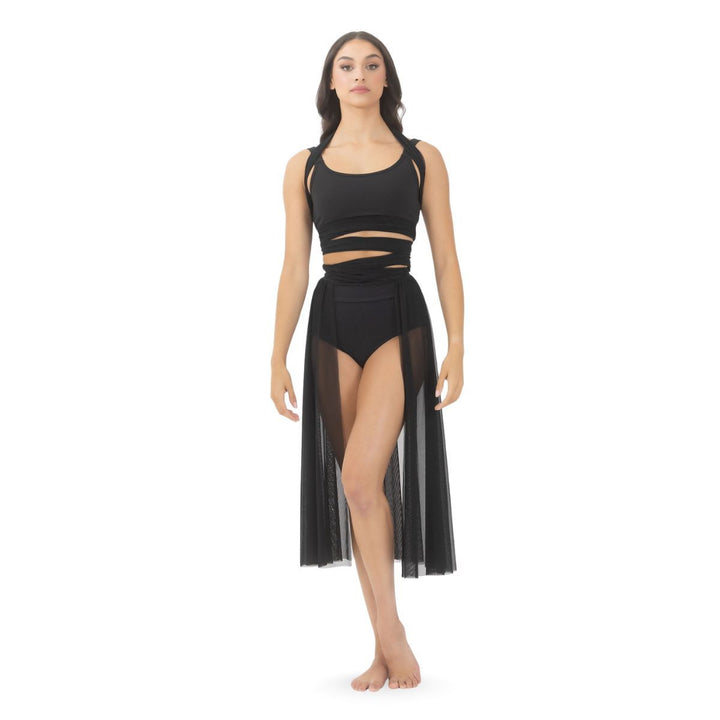 Studio 7 Dancewear Convertible Mesh Overdress Adult Sizes