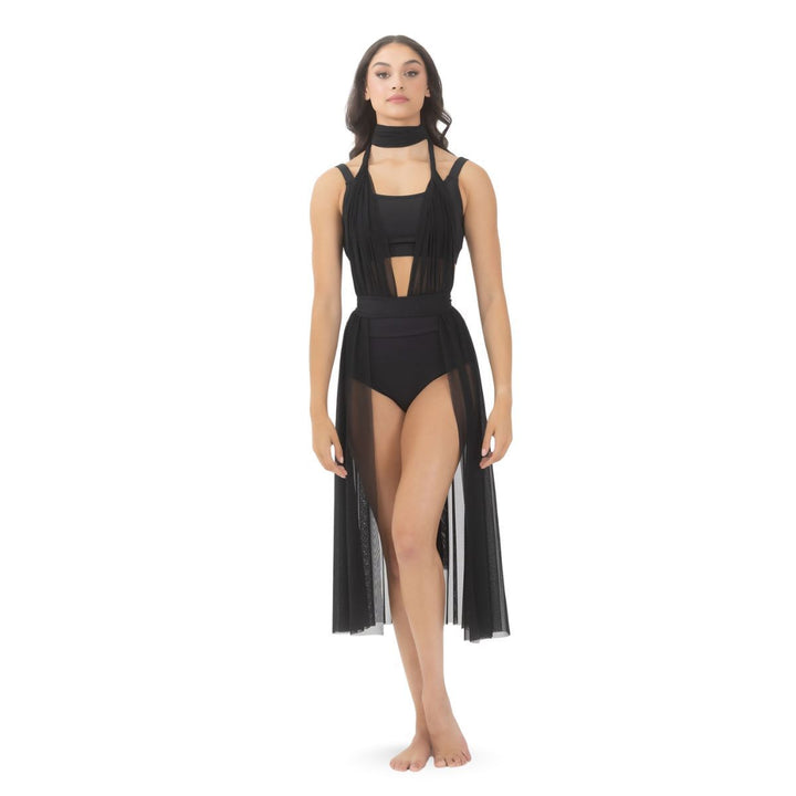 Studio 7 Dancewear Convertible Mesh Overdress Adult Sizes
