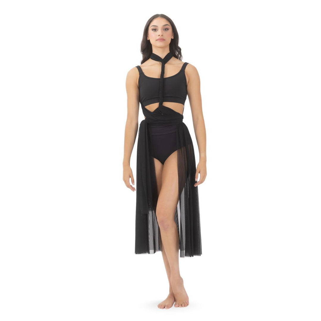 Studio 7 Dancewear Convertible Mesh Overdress Adult Sizes