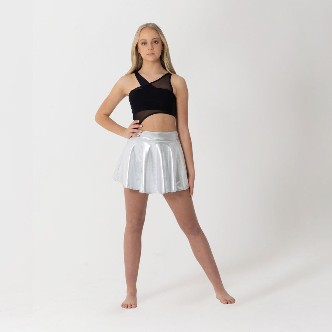 Studio 7 Dancewear Women Edge Metallic Dance Skirt