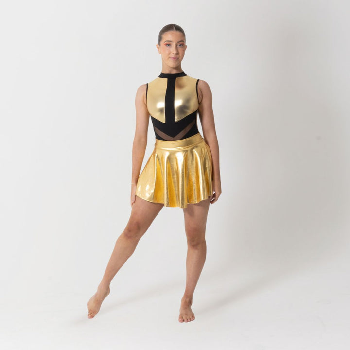 Studio 7 Dancewear Girls Edge Metallic Dance Skirt