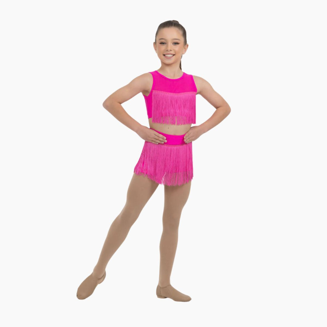 Studio 7 Dancewear Fringe Tassel Crop Top Children Sizes